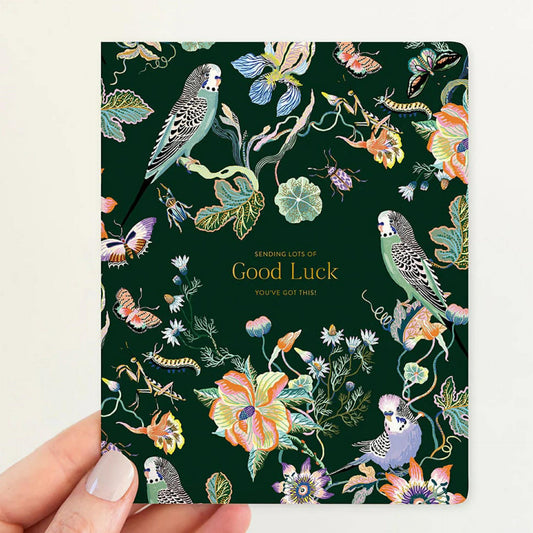 BESPOKE LETTERPRESS - "Good Luck - Wonder Garden Greeting Card" Greeting Card