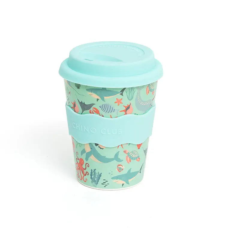 CHINO CLUB- Adult Reusable Cup 12 oz - Ocean