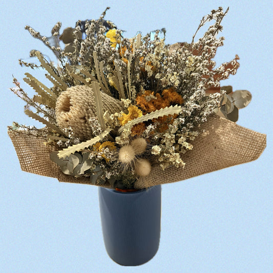 DWAYNSKI.3D - "Wirpoo" Short Vase Cornflower Blue