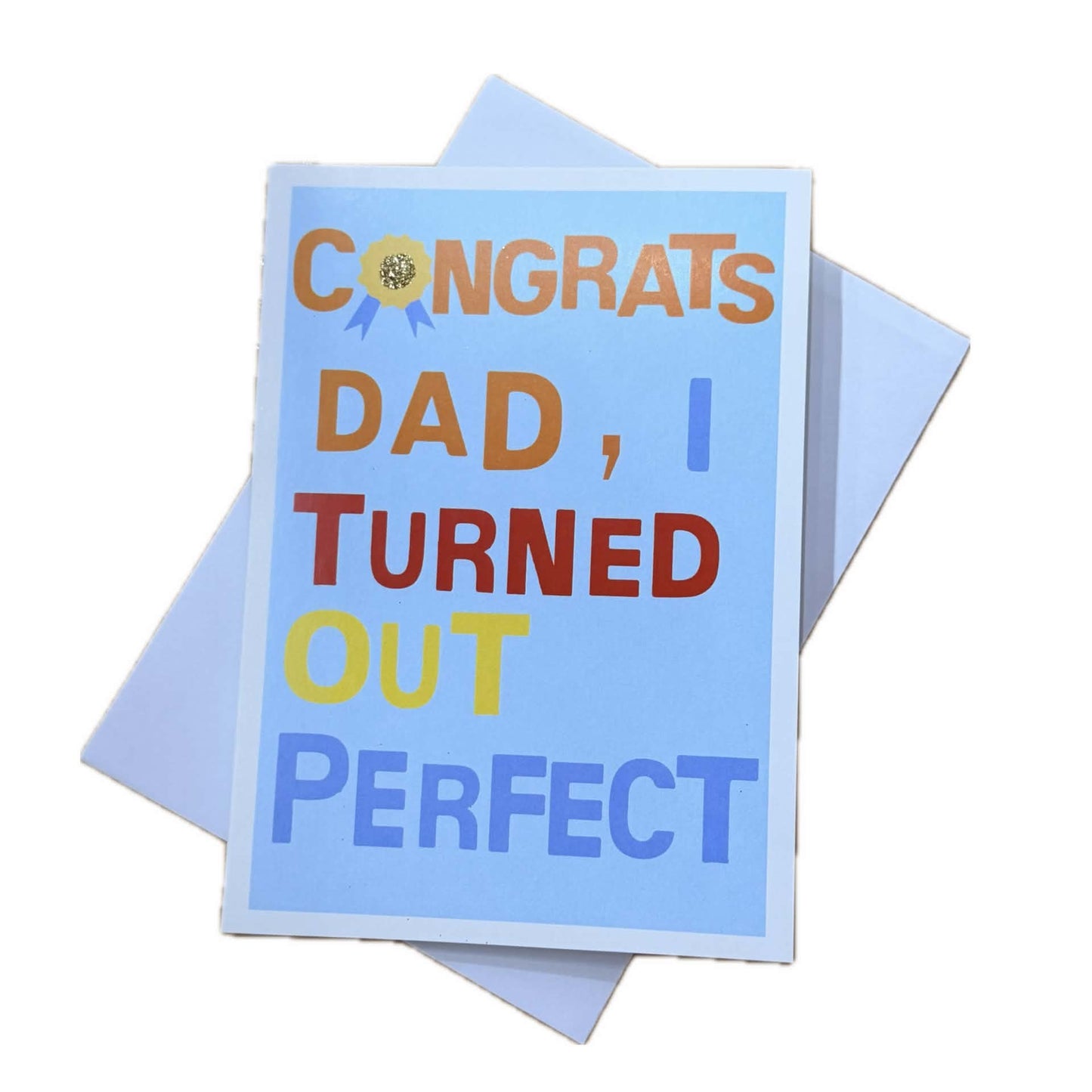 CANDLE BARK CREATIONS - CONGRATS DAD - FATHER'S DAY Greeting Card