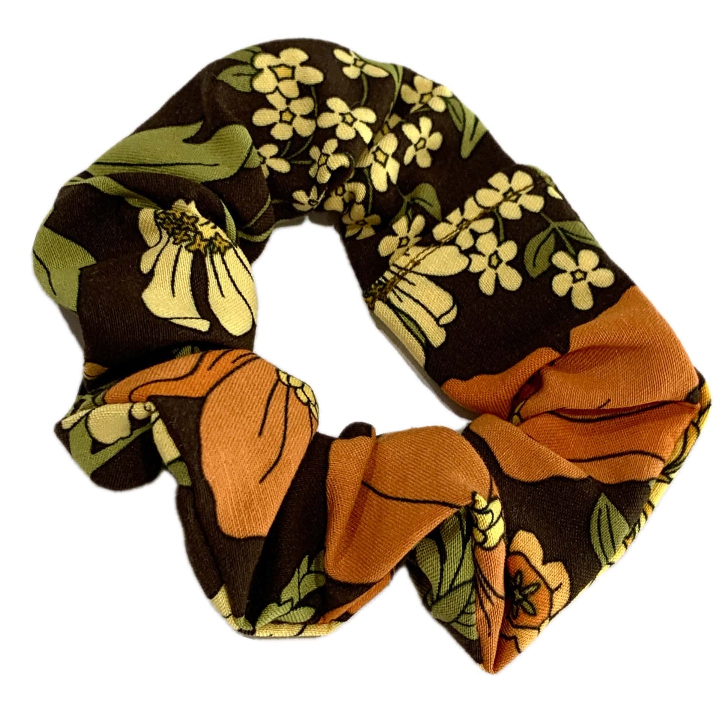 MUMMA WHOOPEE - JUMBO "RETRO FLOWERS" SCRUNCHIES