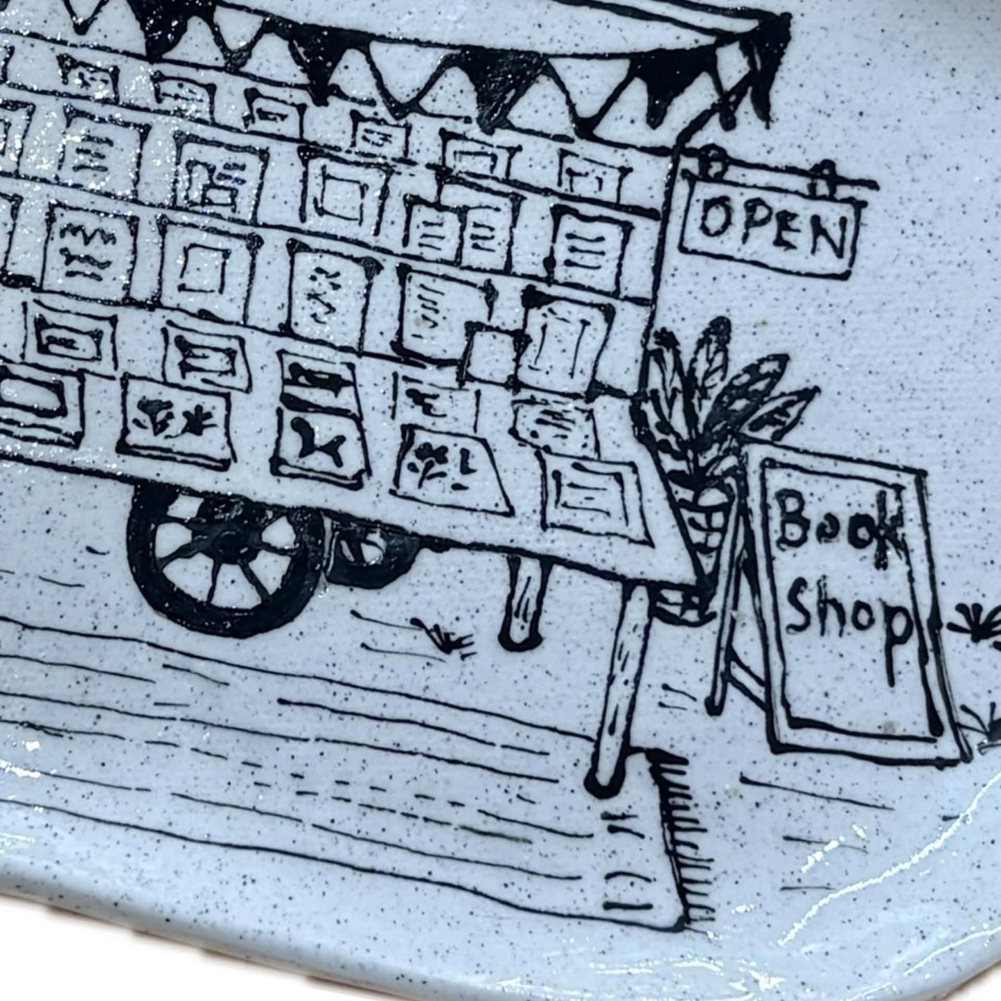 BELOVED POTTERY - Drawing Plate - Travelling Book Shop