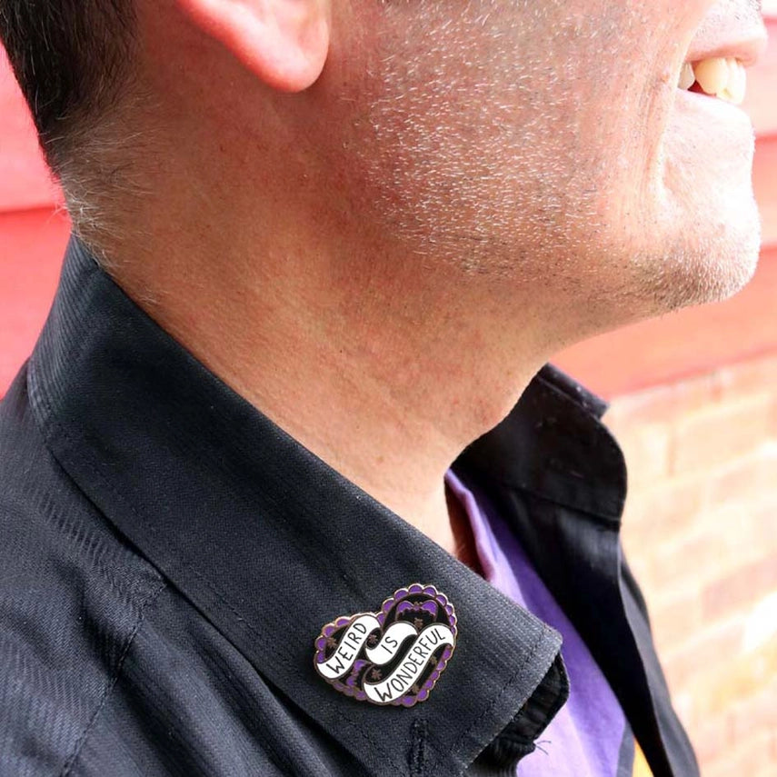 JUBLY-UMPH - "Weird is Wonderful"- Lapel Pin