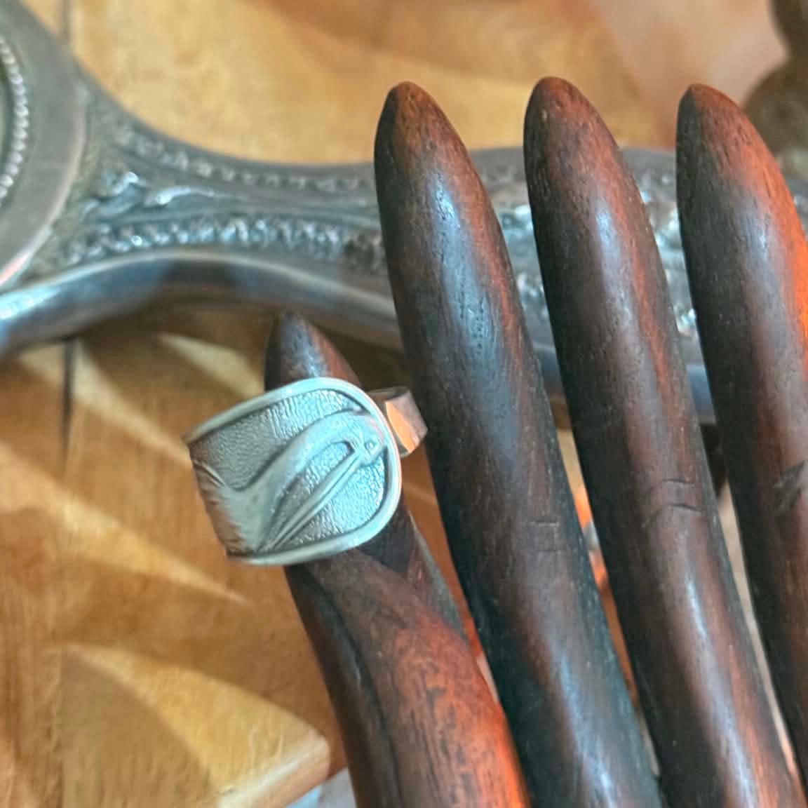 MOLLY MADE - "Dr. Stork" Spoon Handle Ring