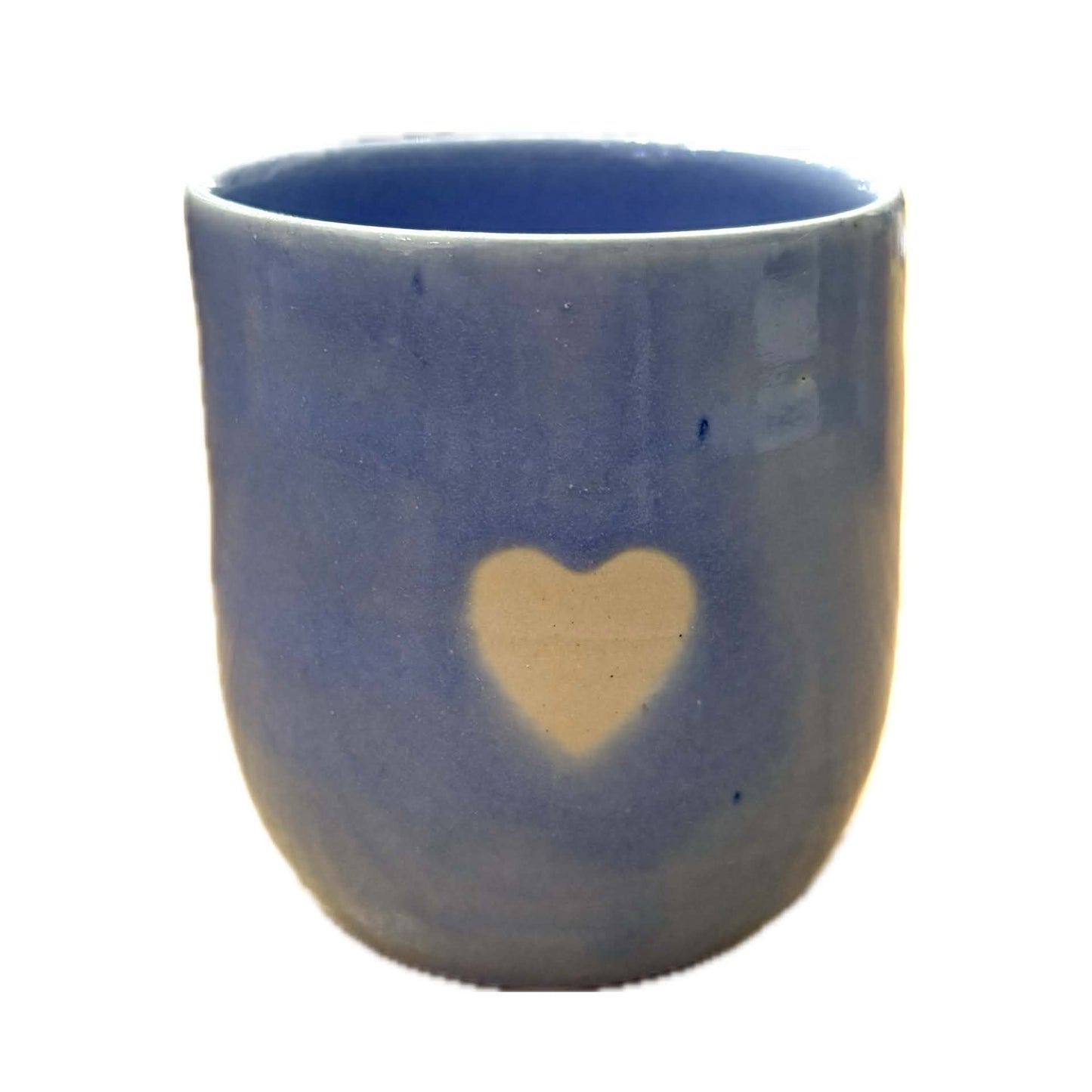 EARTH BY HAND- Latte Love Mugs - Sky Blue Glaze