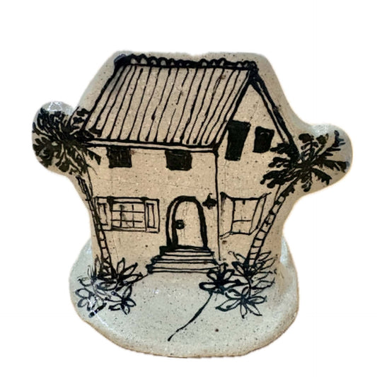 BELOVED POTTERY - Village - Tropical House Jewelry Holder