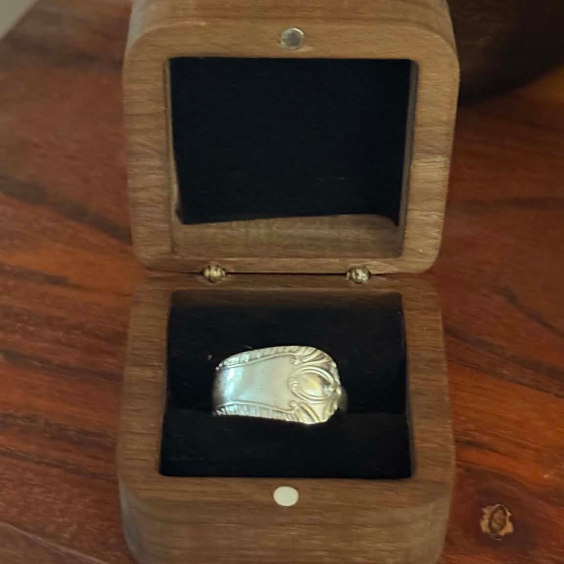 MOLLY MADE - Vintage Sheffield Cake Fork Handle Ring