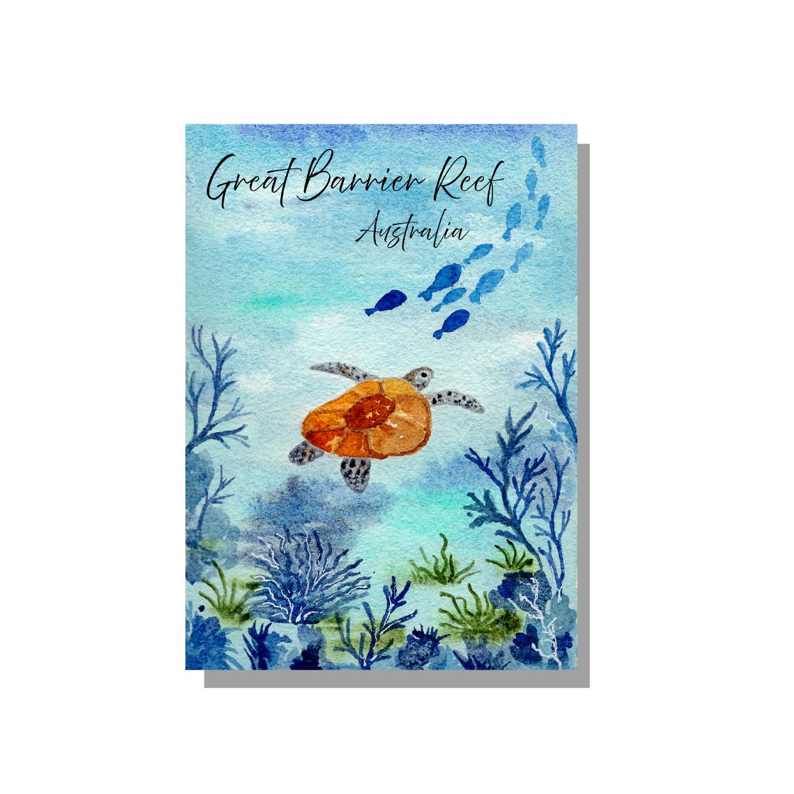 ESZTER'S CREATIONS- Great Barrier Reef Postcard