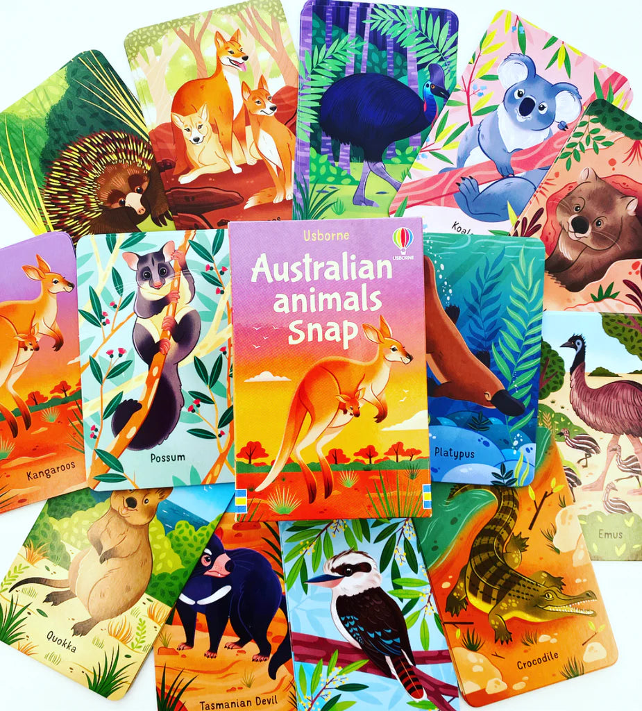 Australian Animals Snap Card Game
