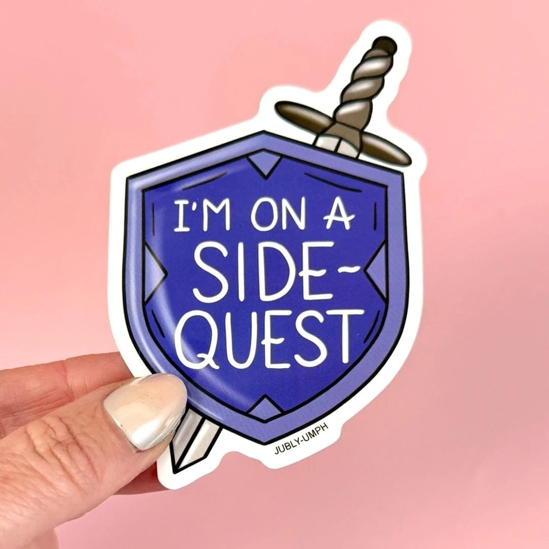 JUBLY-UMPH - "I'm On A Side Quest" - Sticker