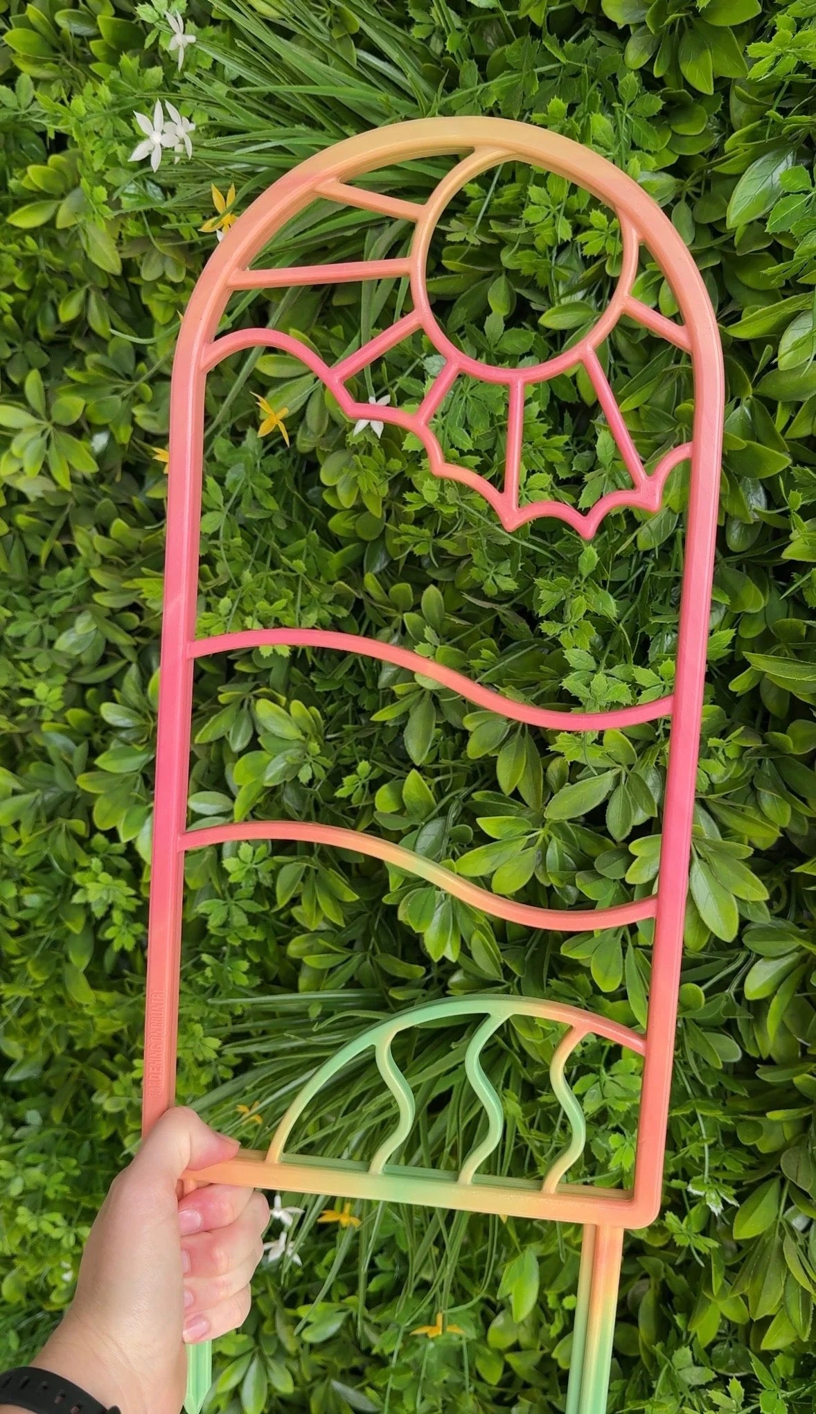 GARDENING ON COUNTRY - Wonga Garden Trellis Multicoloured— Recycled Plastic, Australian Made