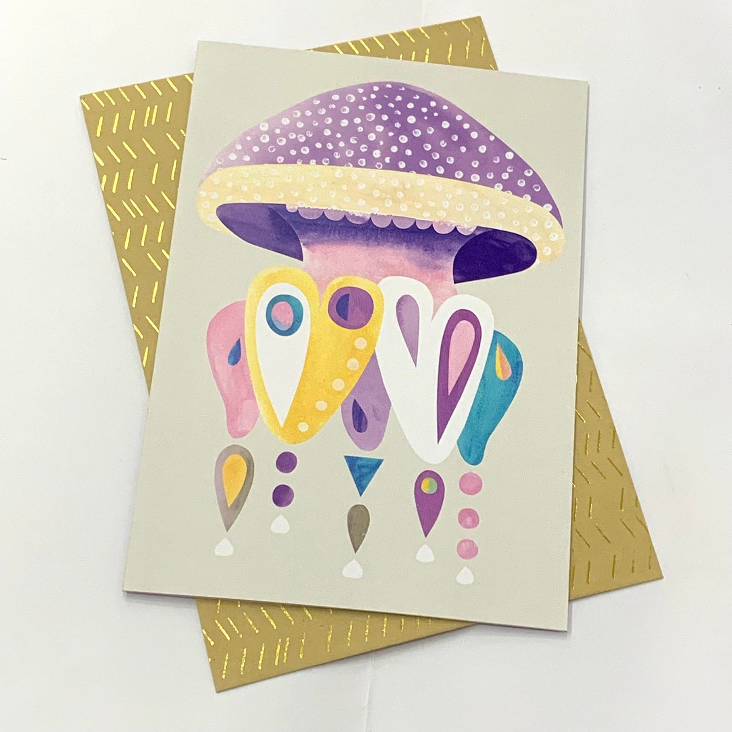 PETE CROMER - JELLYFISH GREETING CARD