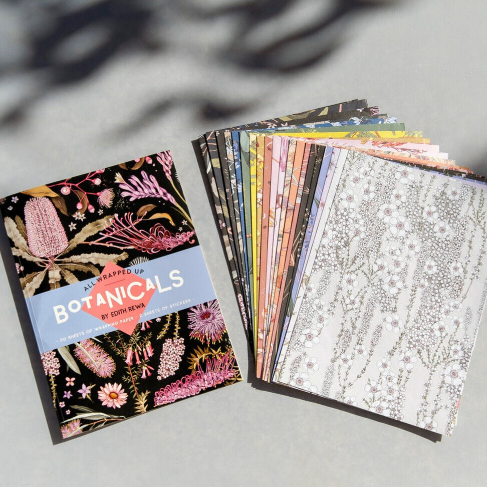 BOOKS & CO - ALL WRAPPED UP: Botanicals by Edith Rewa