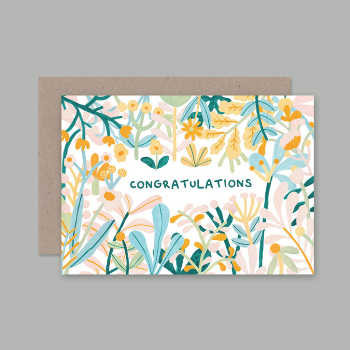 AHD - CONGRATULATIONS - Blank Greeting Card